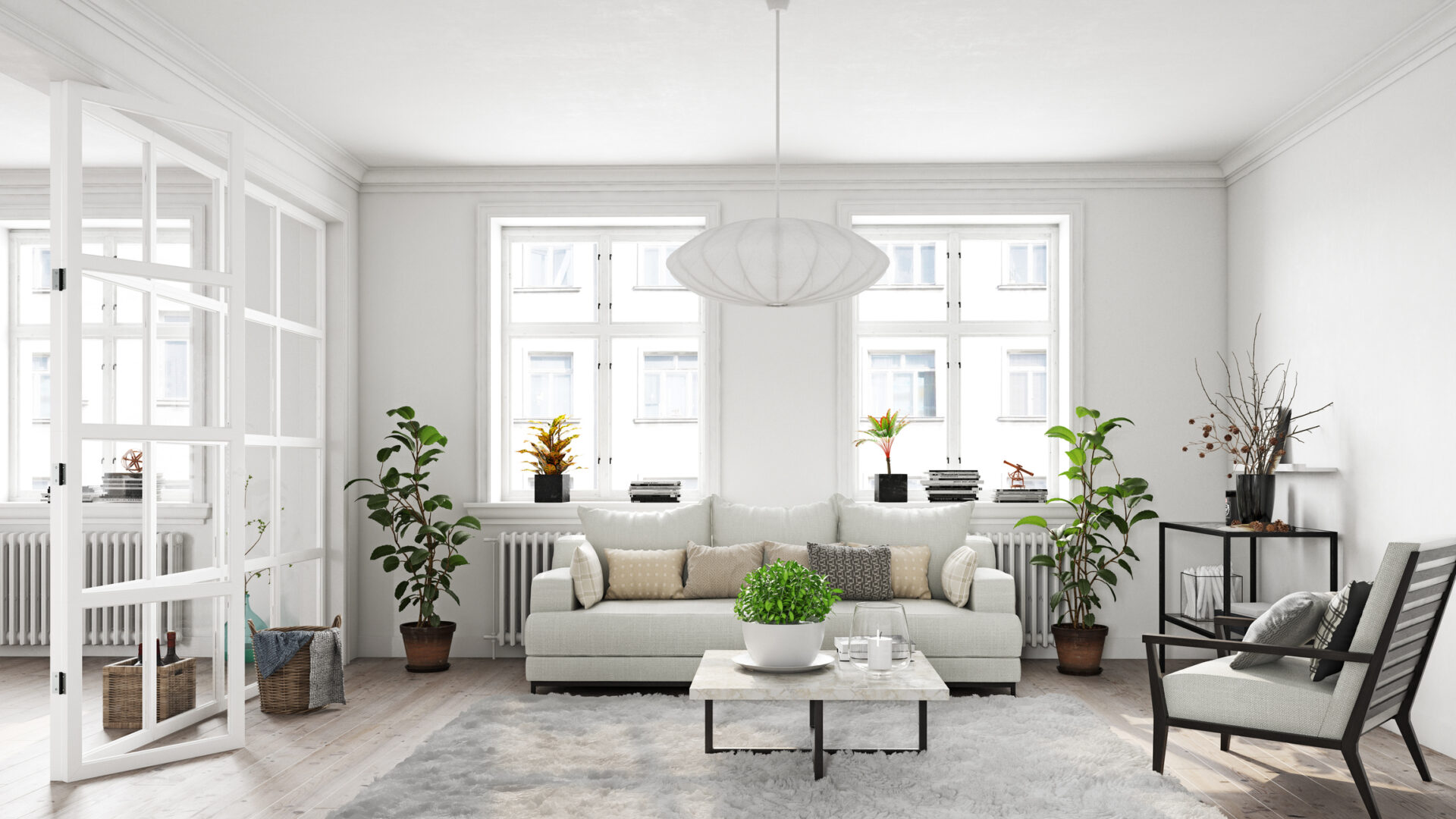 modern living interior